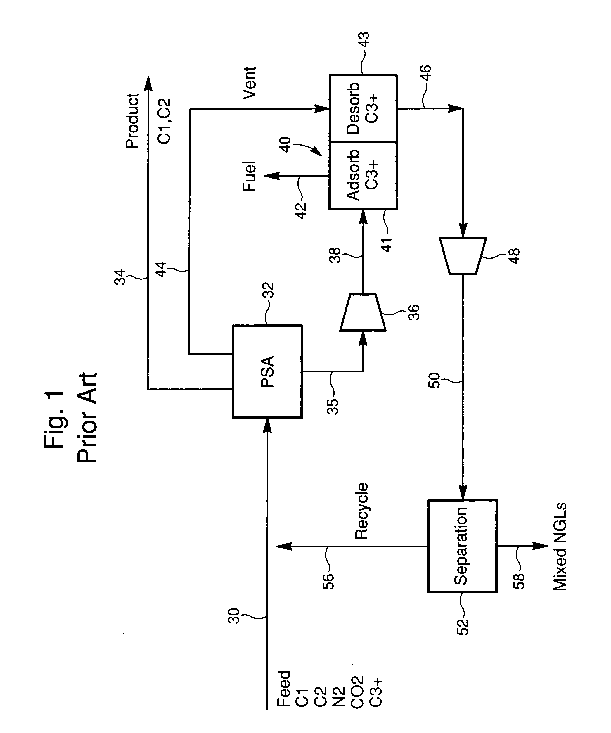 NGL trap-method for recovery of heavy hydrocarbon from natural gas