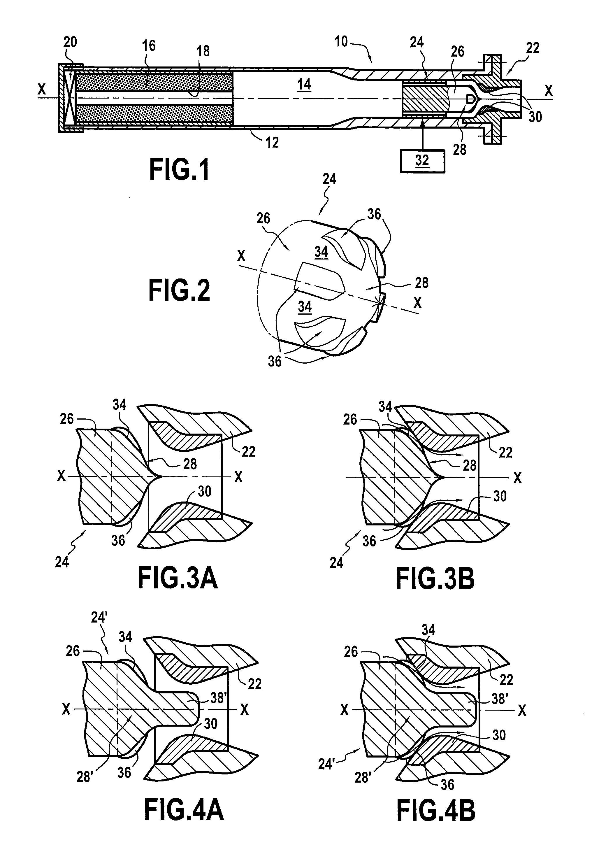 Nozzle having a variable neck section for a spacecraft thruster provided with a mobile needle