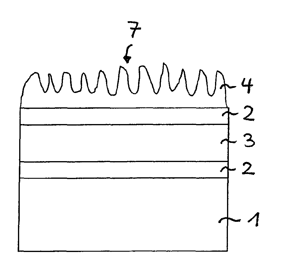 Reflection-reducing interference layer system and method for producing it