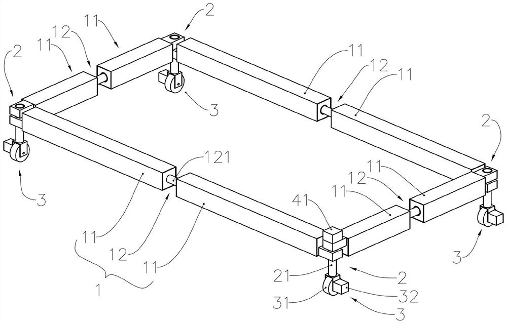 Walking device for photovoltaic panel, and photovoltaic system