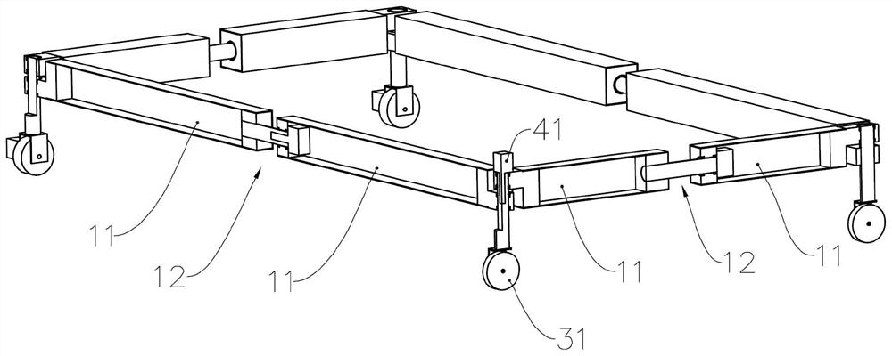 Walking device for photovoltaic panel, and photovoltaic system