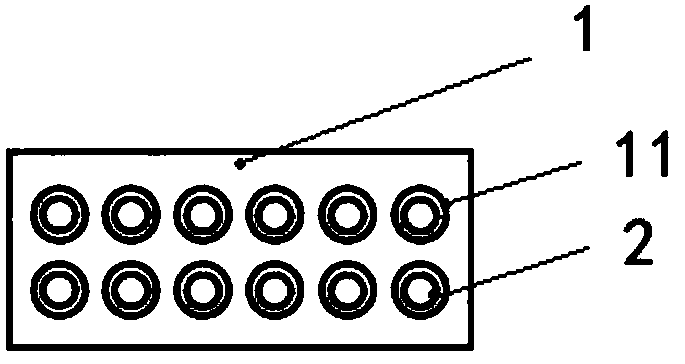 Jack connection current collecting socket based on copper substrate