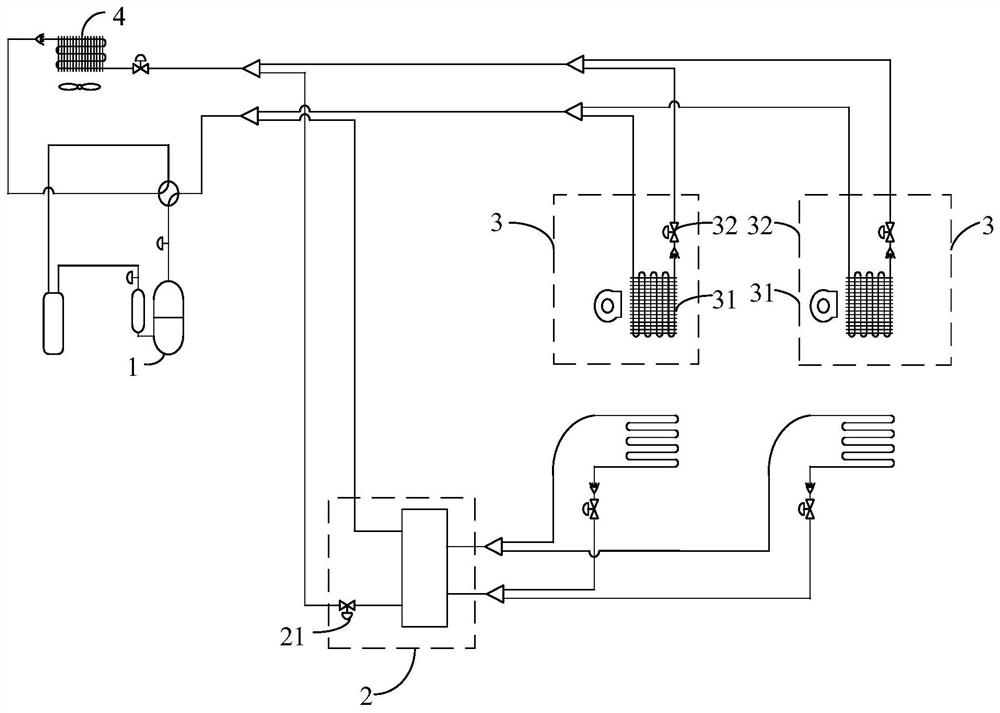 Multi-split heat pump system, control method thereof and computer readable storage medium
