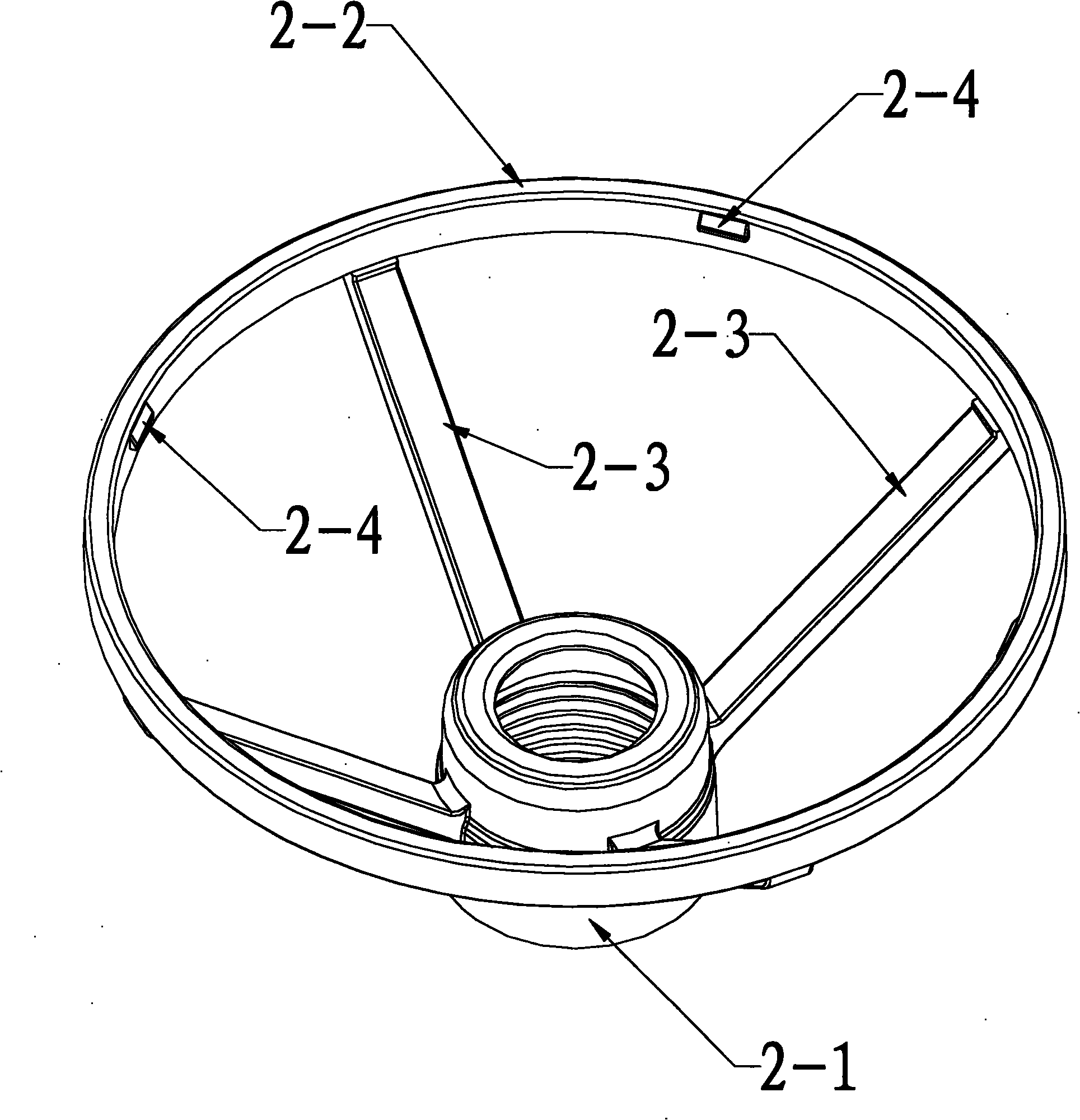 Feed source for microwave antenna and microwave antenna