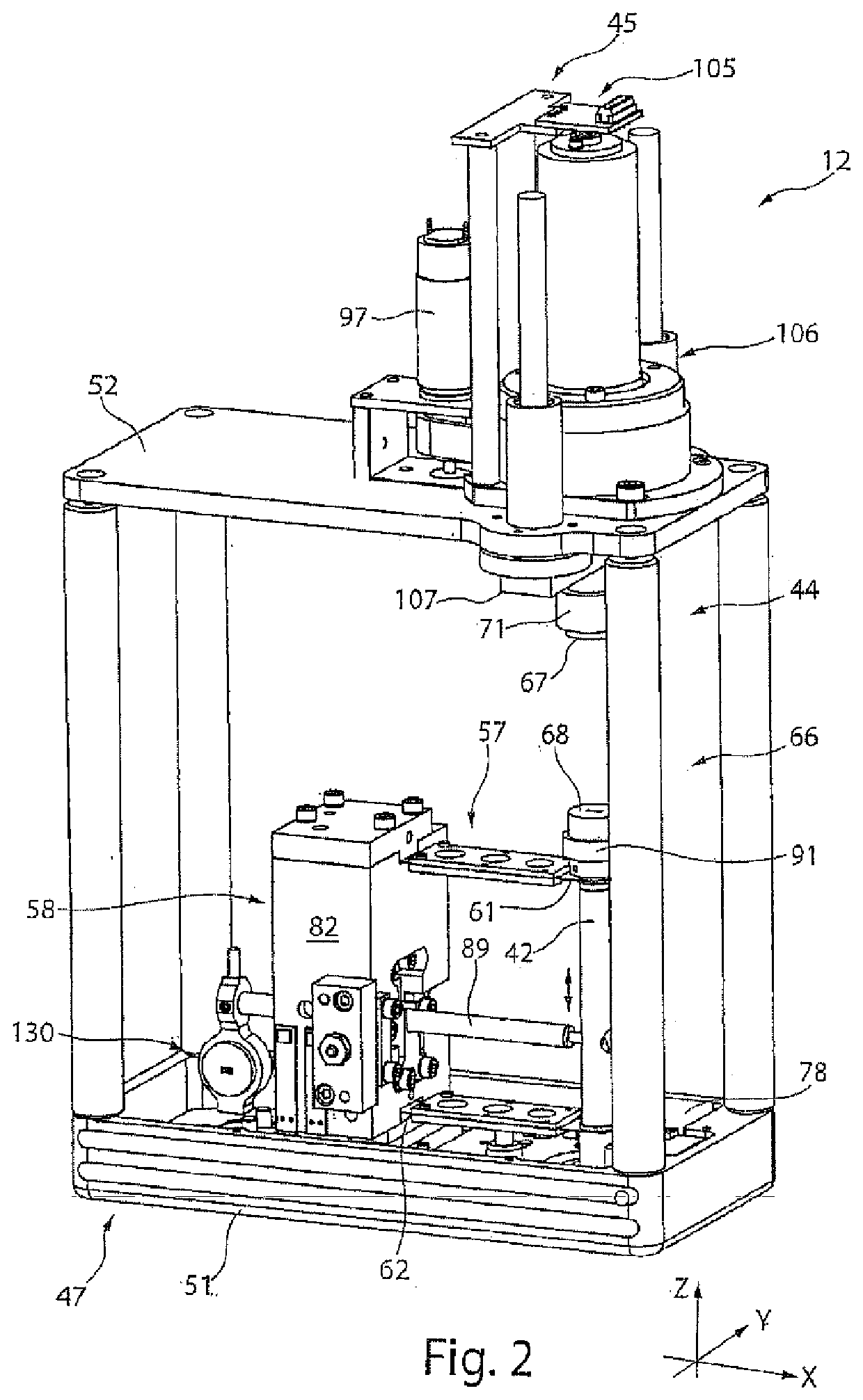 Measuring system, measuring arrangement and method for determining measuring signals during a penetration movement of a penetration body into a surface of a test body