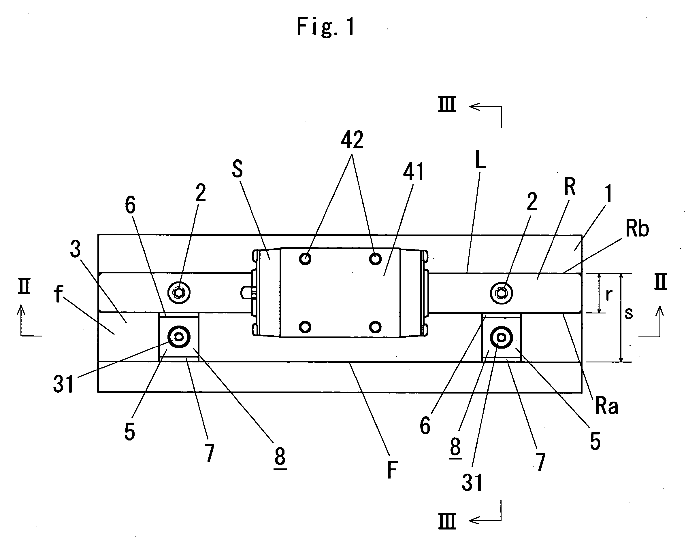 Device for holding linear guide rail