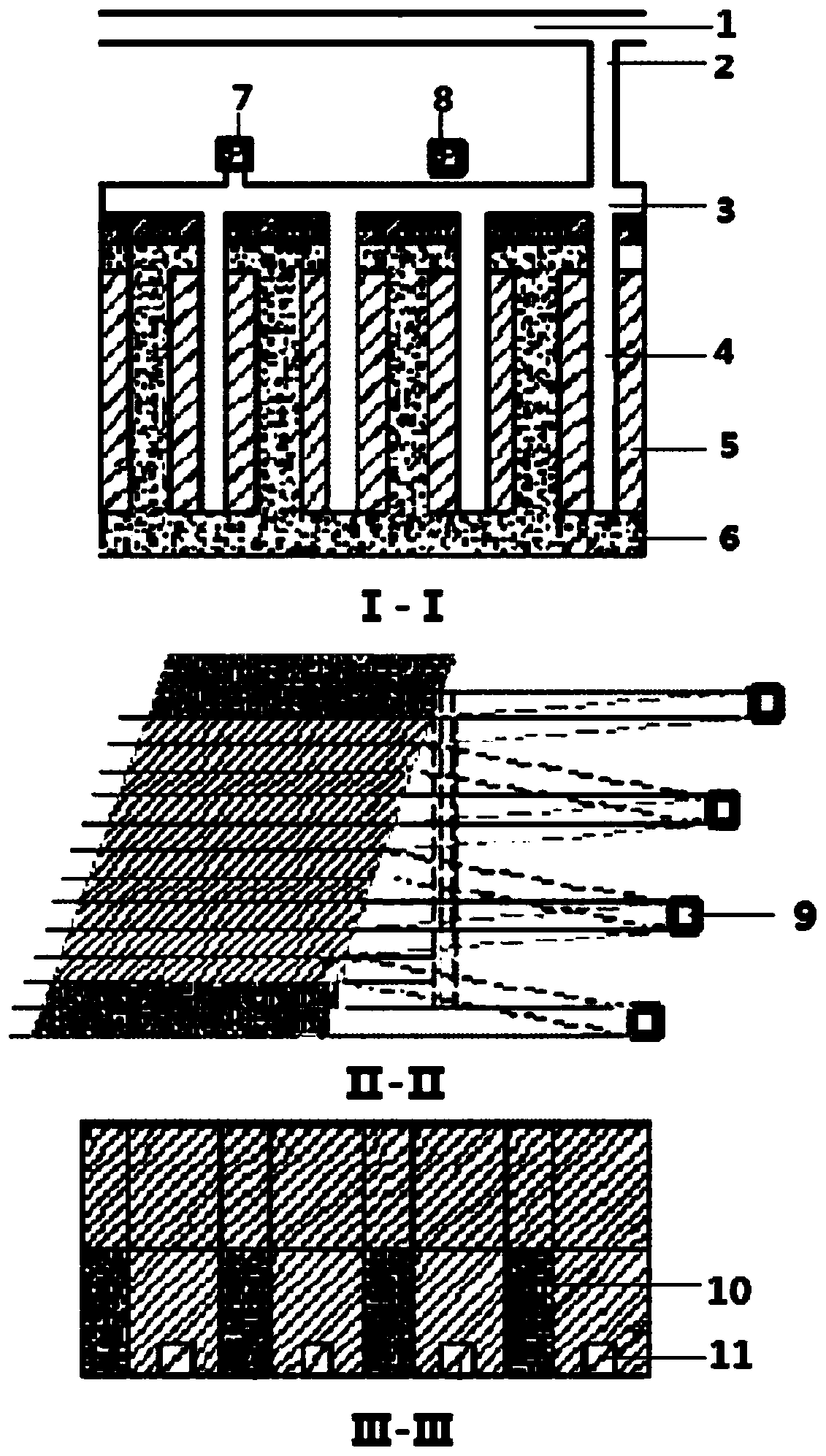 Combined filling mining method for complex ore body