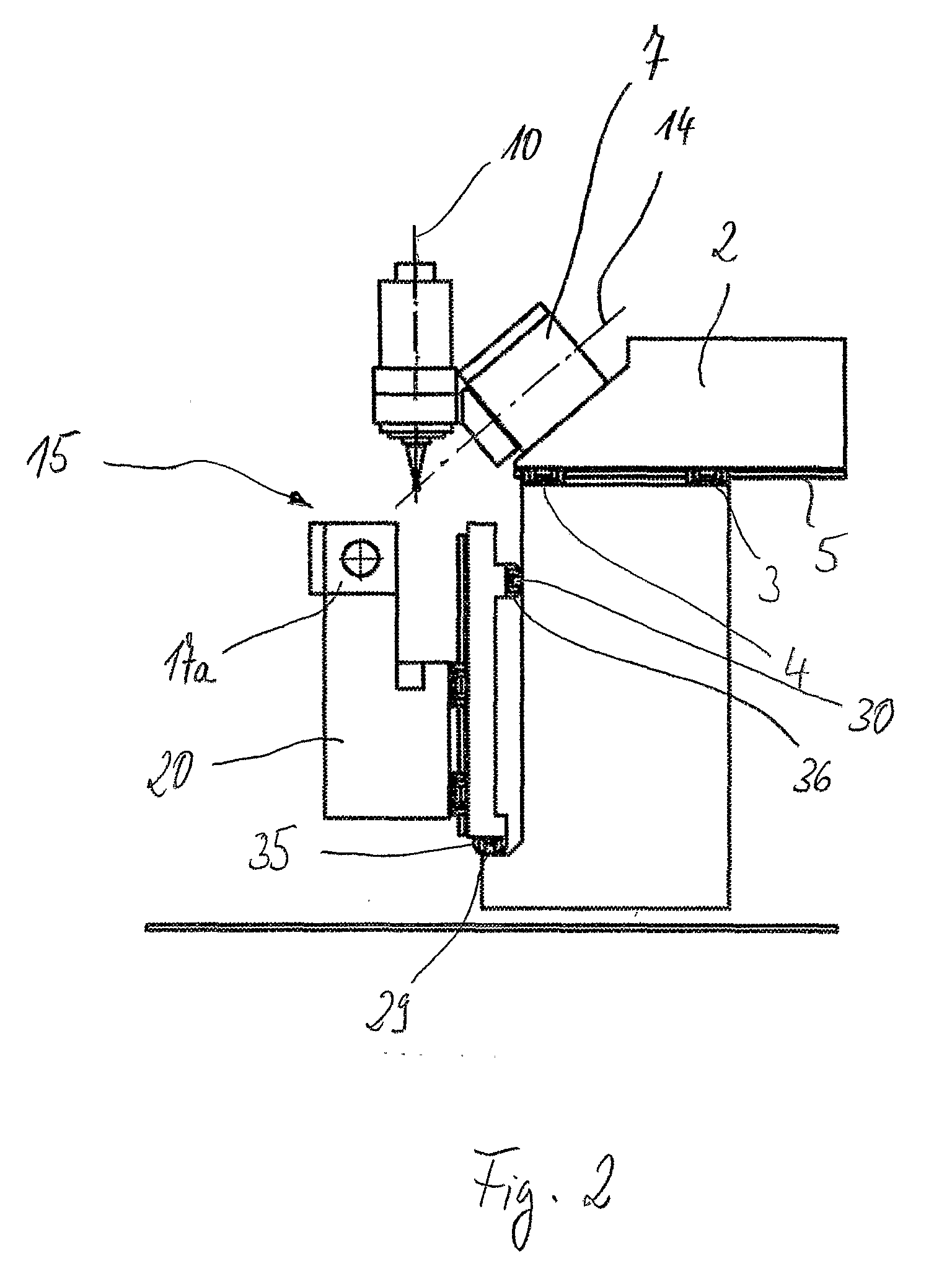 Machine Tool with Two Clamp Points on Separate Carriages