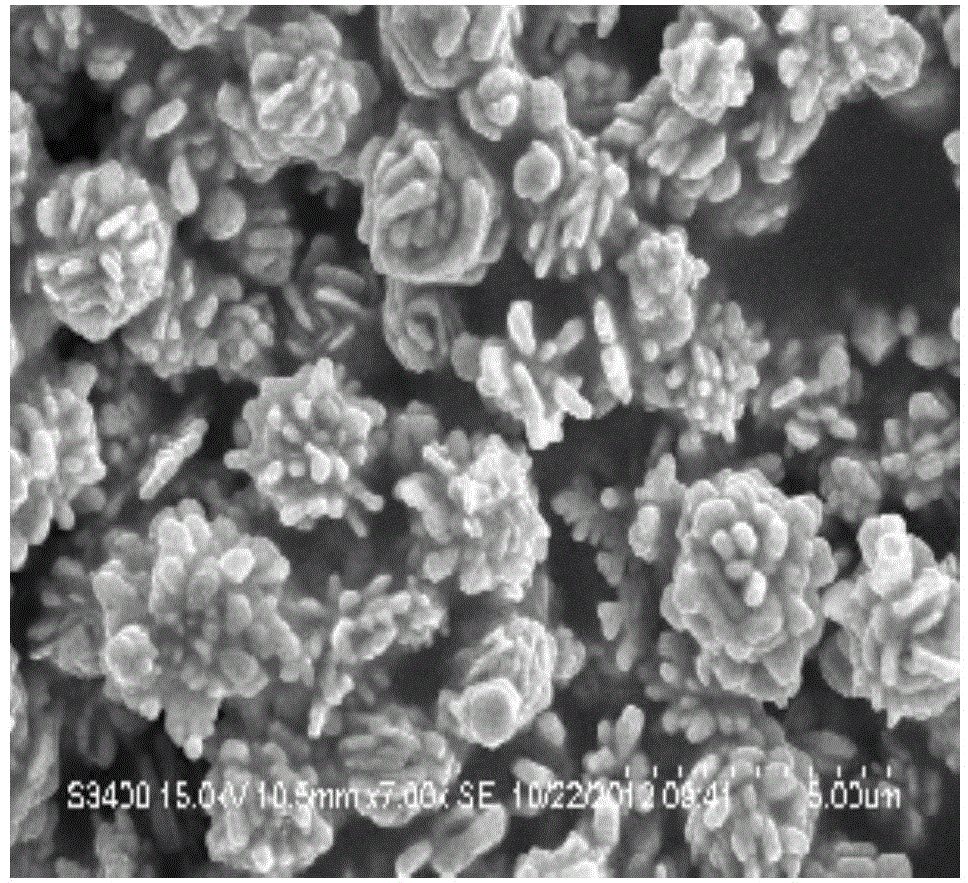 Synthetic method of flower-shaped silver microparticles