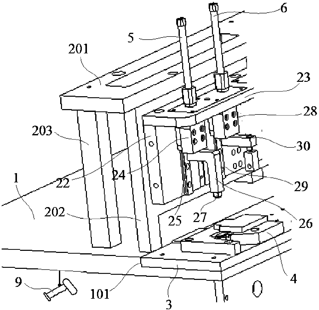 Test marking machine with code scanning device