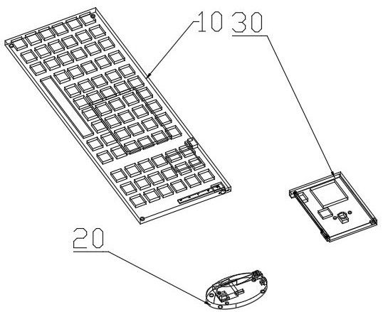 Wireless charging input equipment convenient for charging