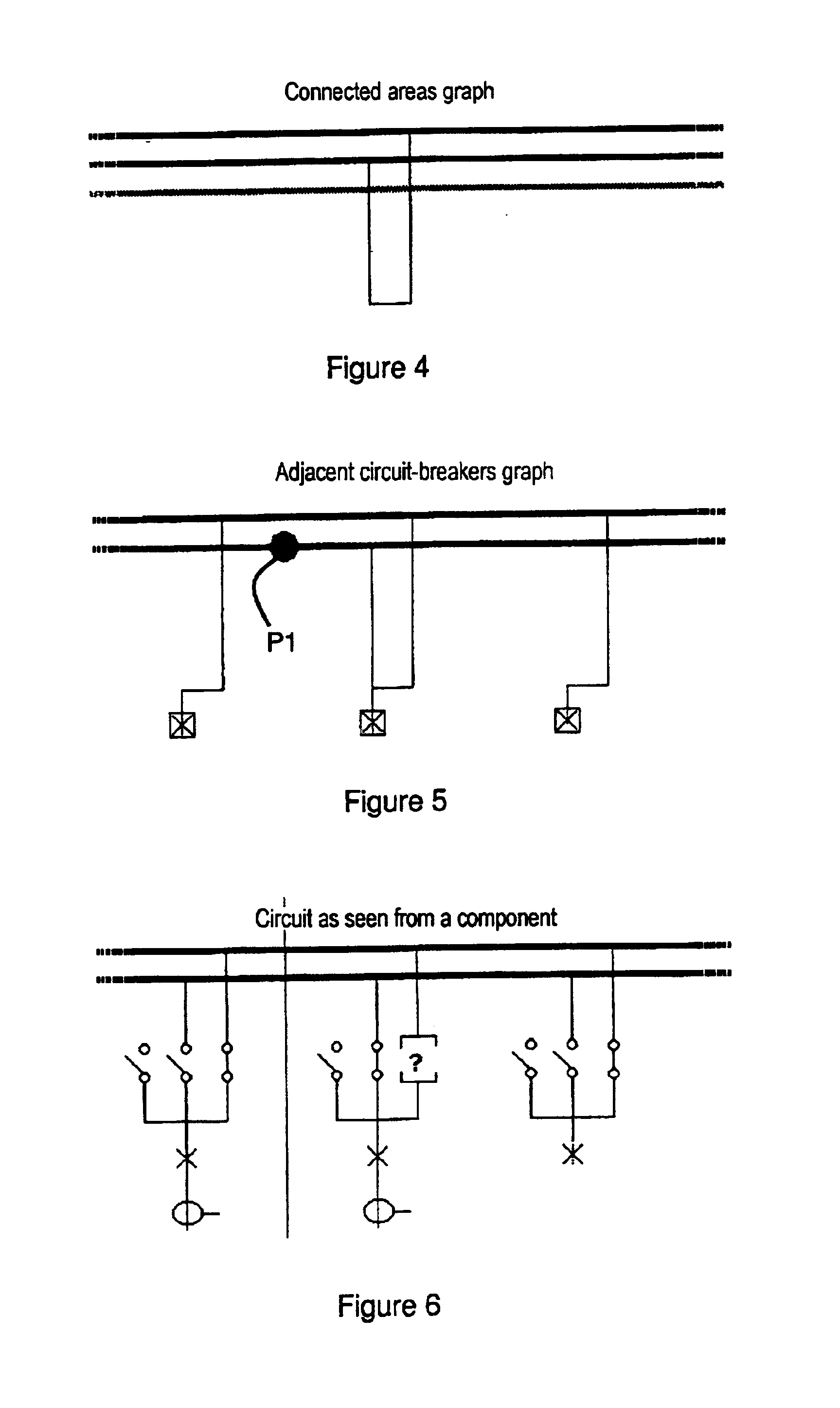 Process for initializing and updating the topology of a high-voltage or medium-voltage electrical power station