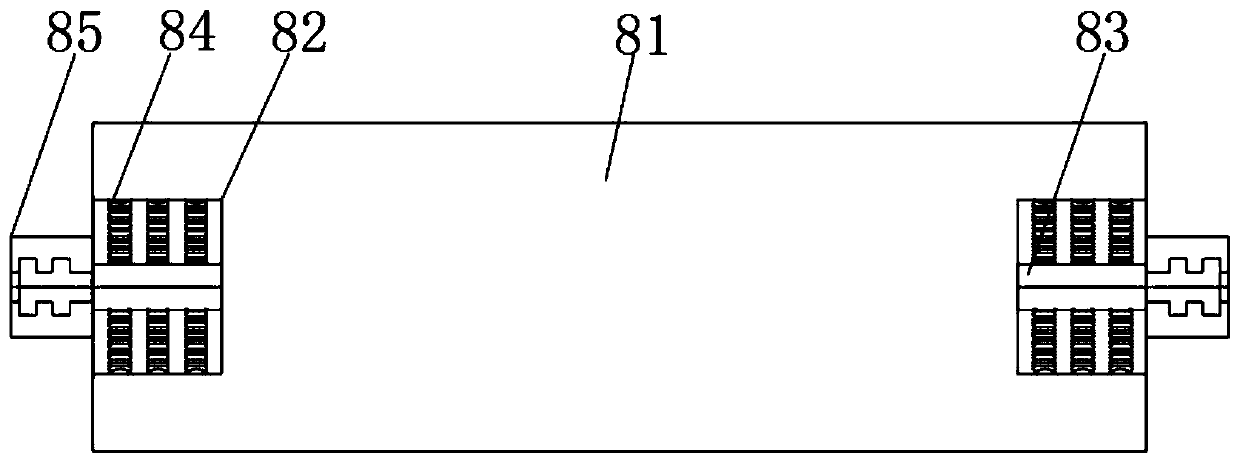 Array-type planting device for seedling planting