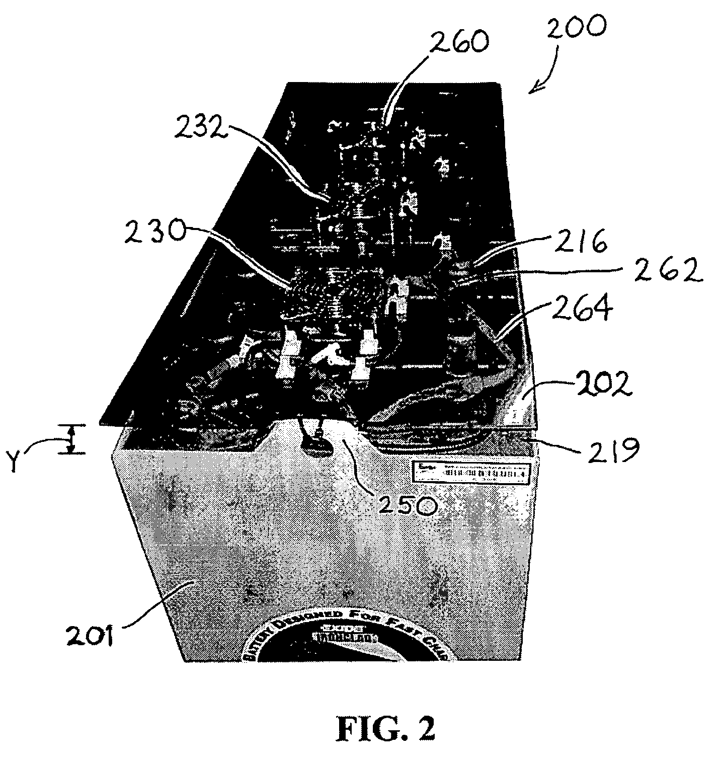 High capacity battery with integrally-powered cooling assembly