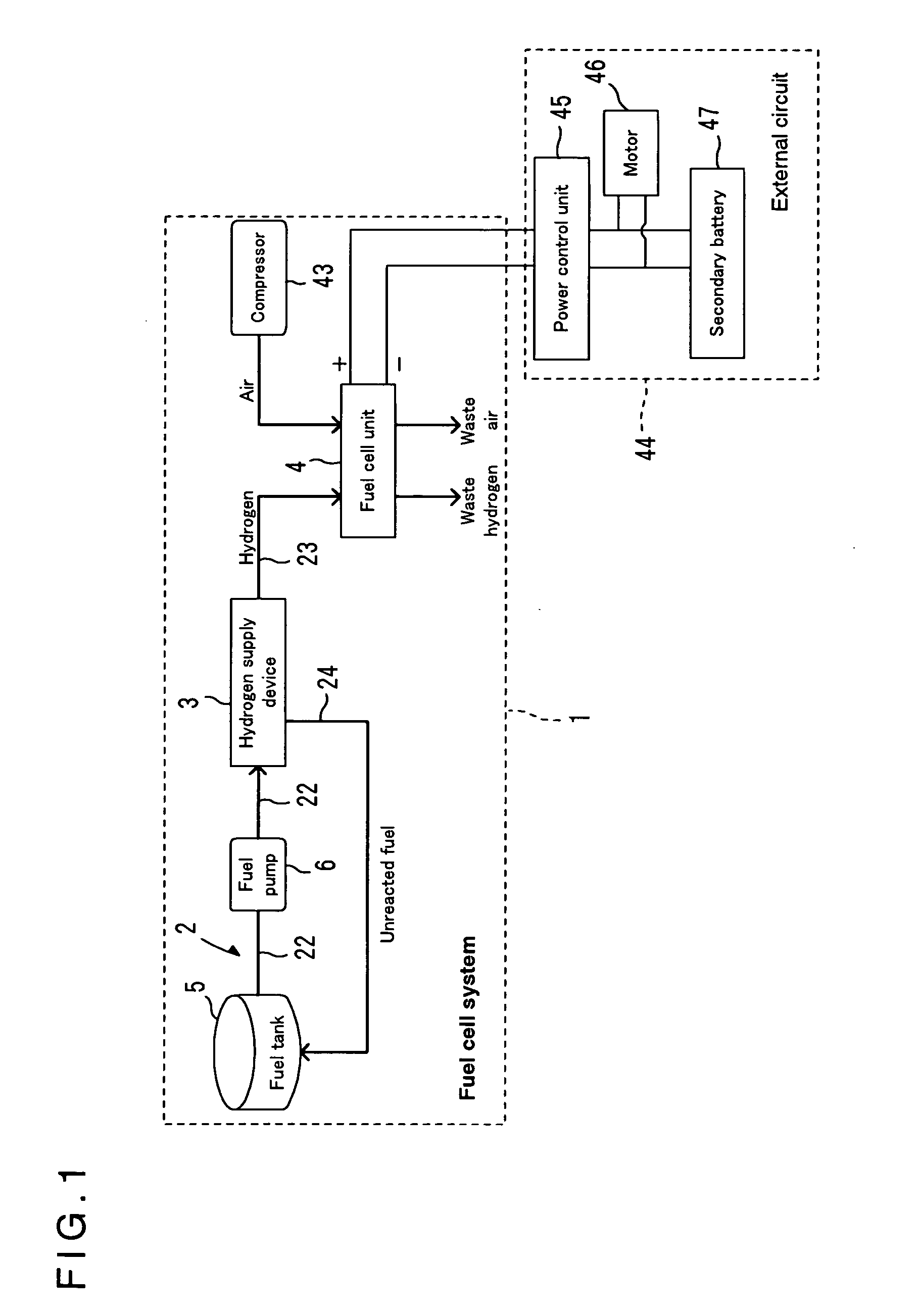 Hydrogen supply device and fuel-cell system
