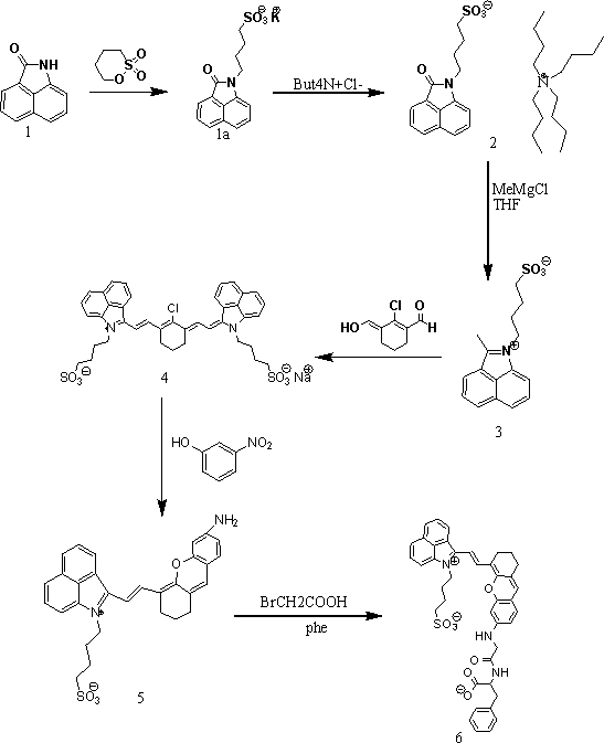 Novel near-infrared fluorescent probe for detecting carboxypeptidase A