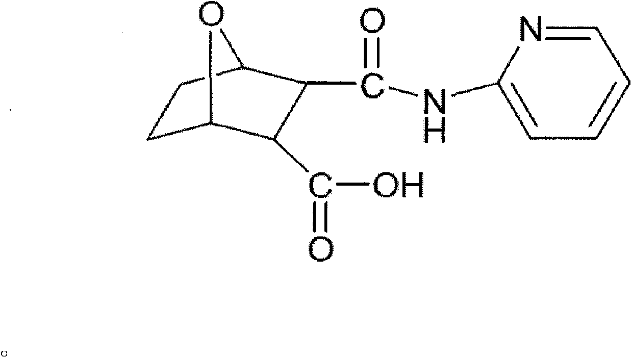 N-pyridine-demethyl cantharidin amic acid lanthanum (III) complex and preparation method thereof