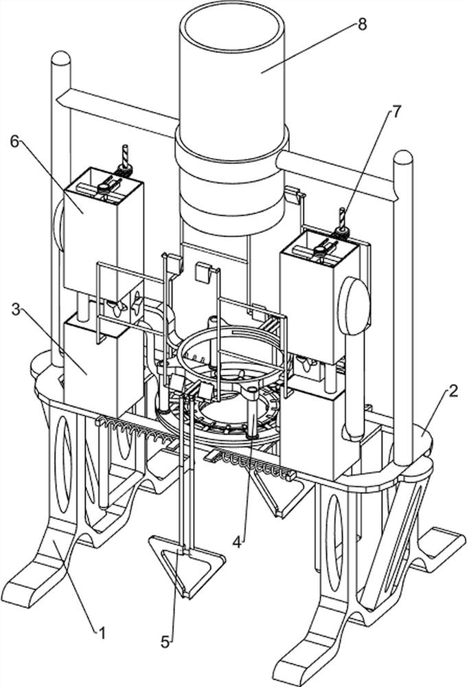 Anti-rust paint spraying device for steel drum anti-scaling