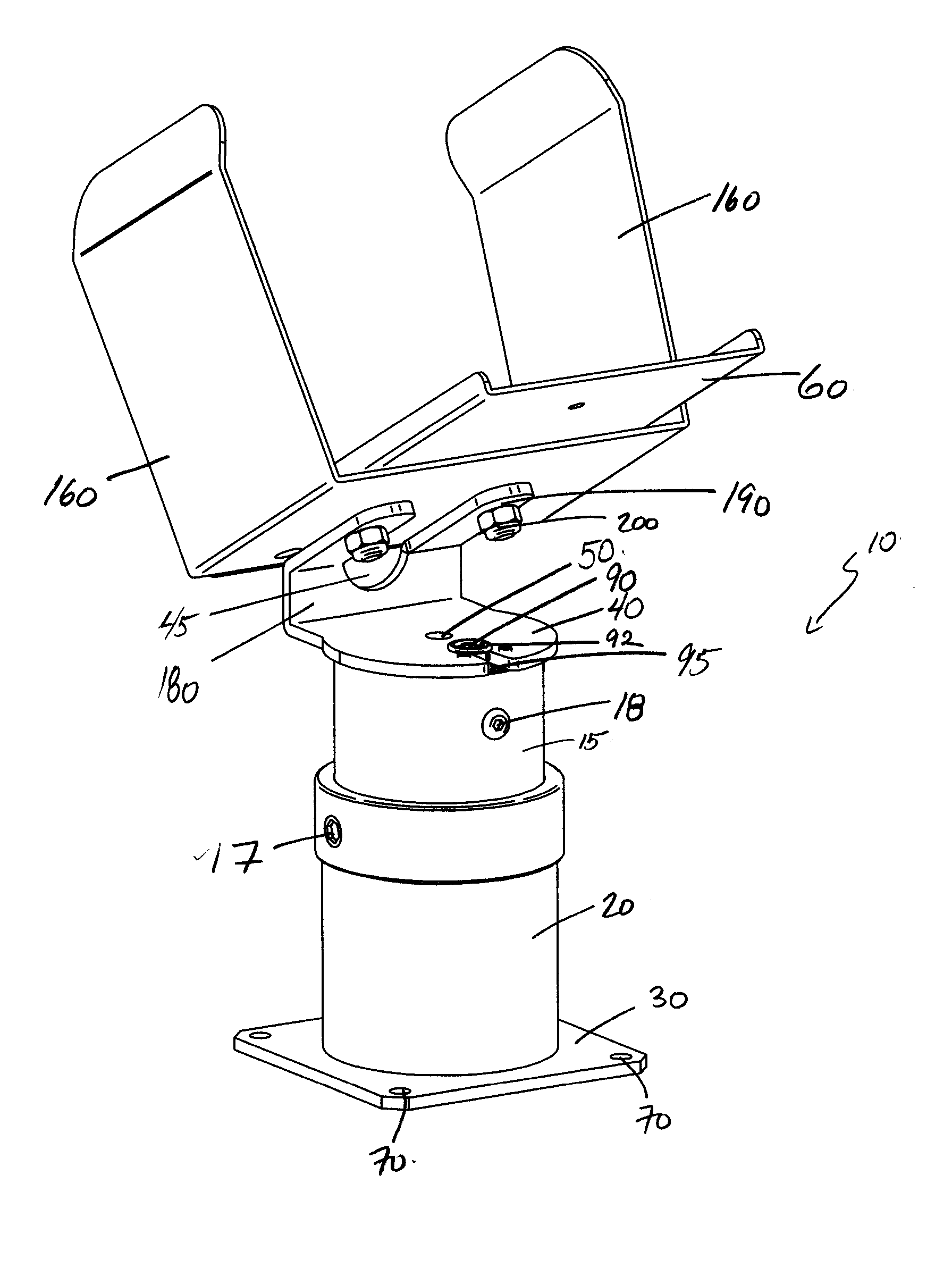 Information Transfer Device Support Stand