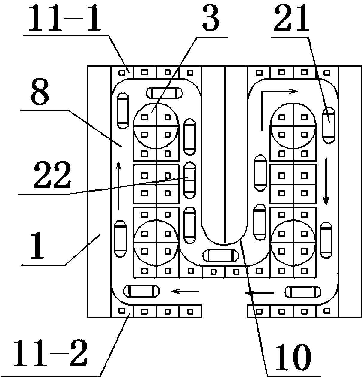 Capsule type floor heating device with control chips