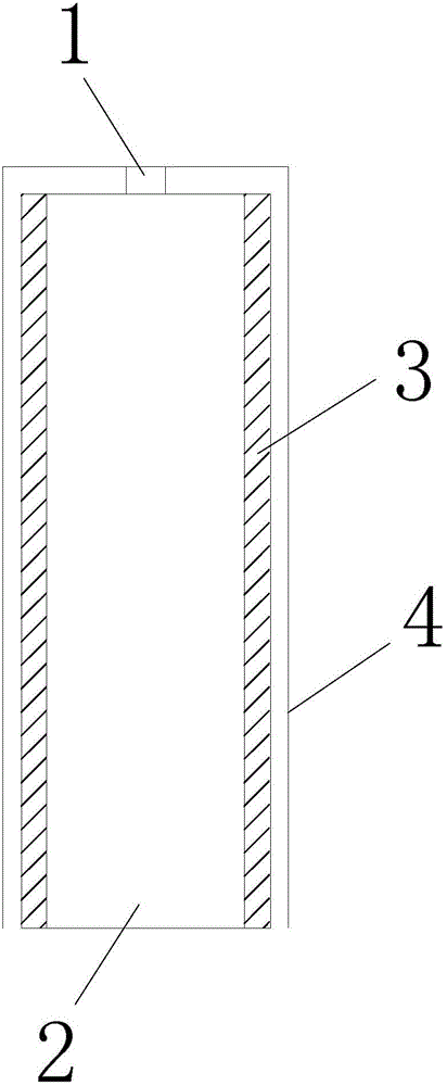 Structure for improving safety of needling operation outside battery