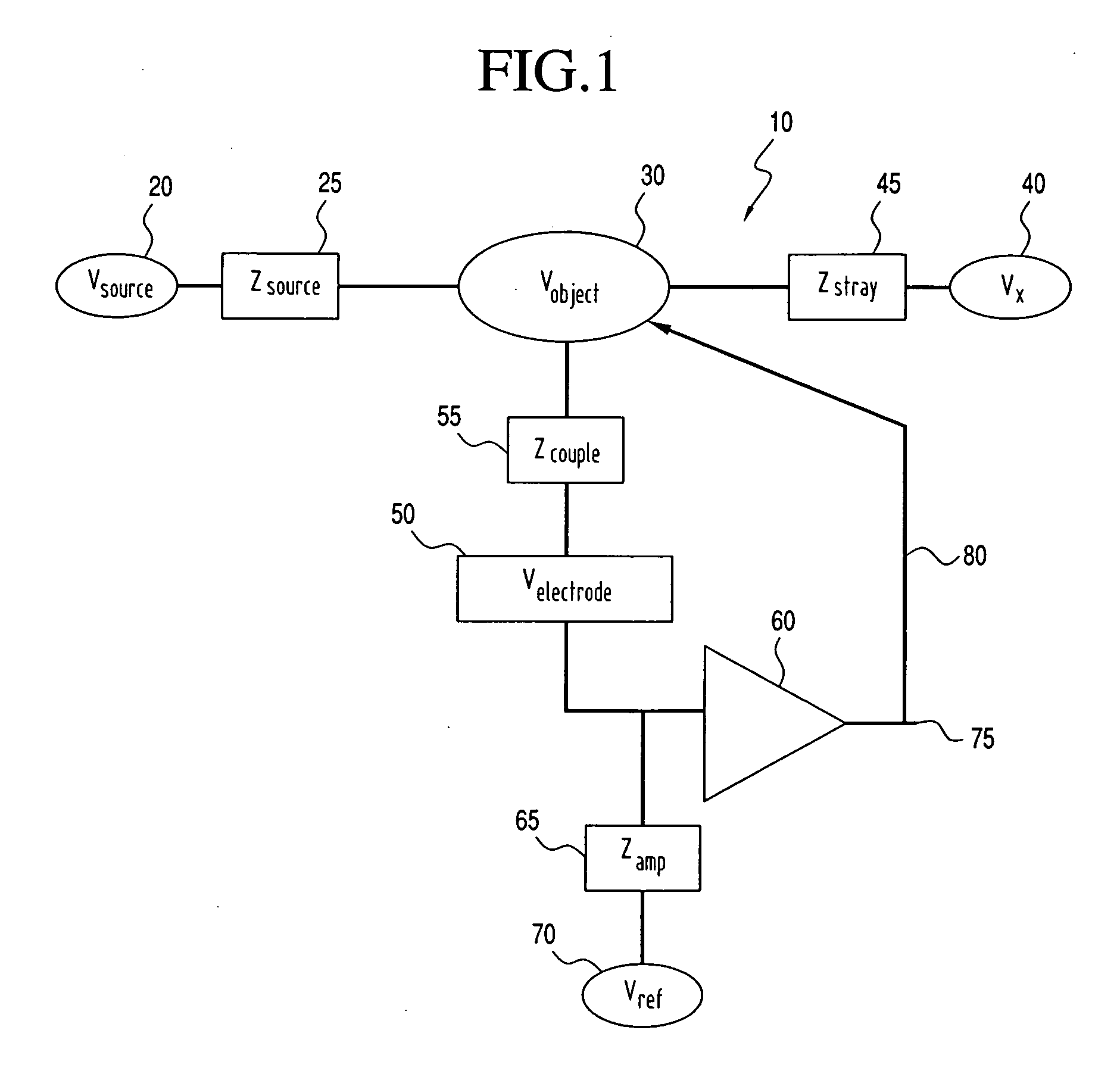 System for Measuring the Electric Potential of a  Voltage Source