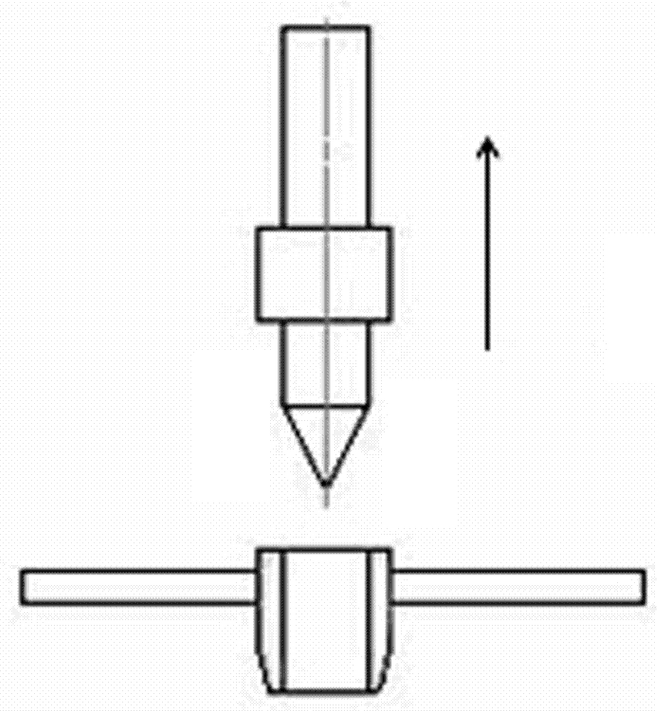 Hot melting drilling tapping thread forming tap