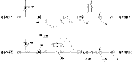 LNG (liquefied natural gas) high-flow-rate gas release column