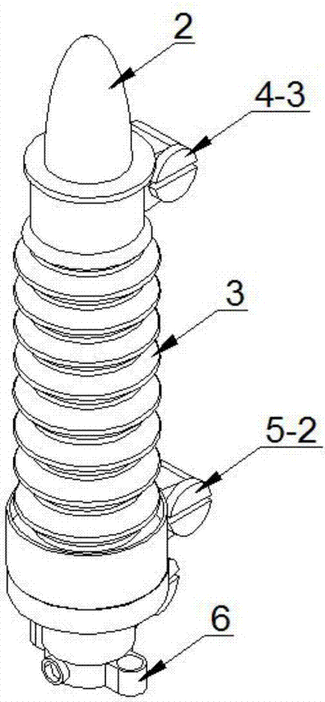 Anti-interference pneumatic finger and preparation method thereof