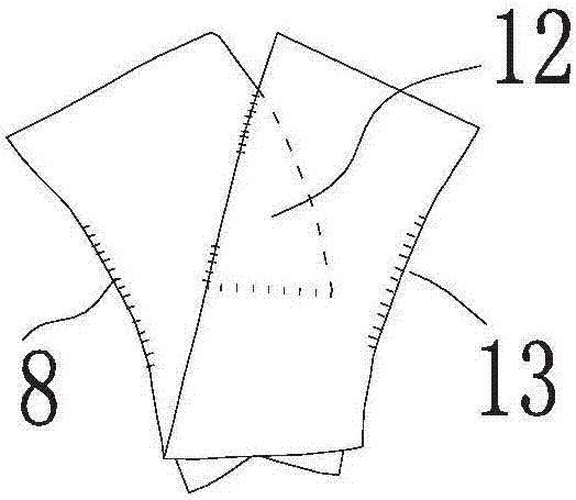 Folding type integrally formed garment making method by using fabric one hundred percent
