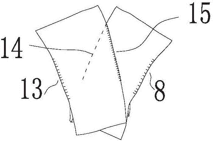 Folding type integrally formed garment making method by using fabric one hundred percent