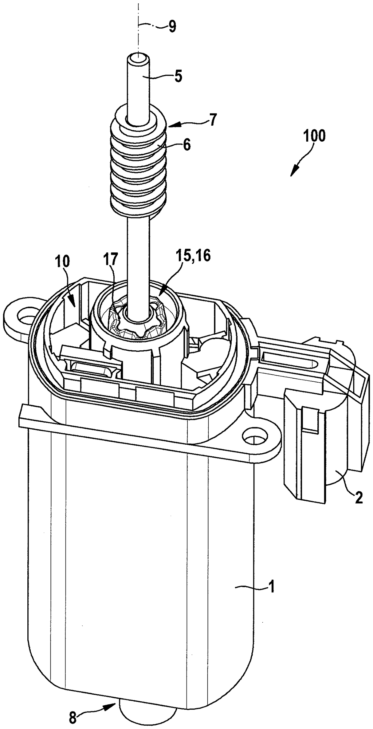Bearing arrangements for armature shafts of transmission drive units and transmission drive units