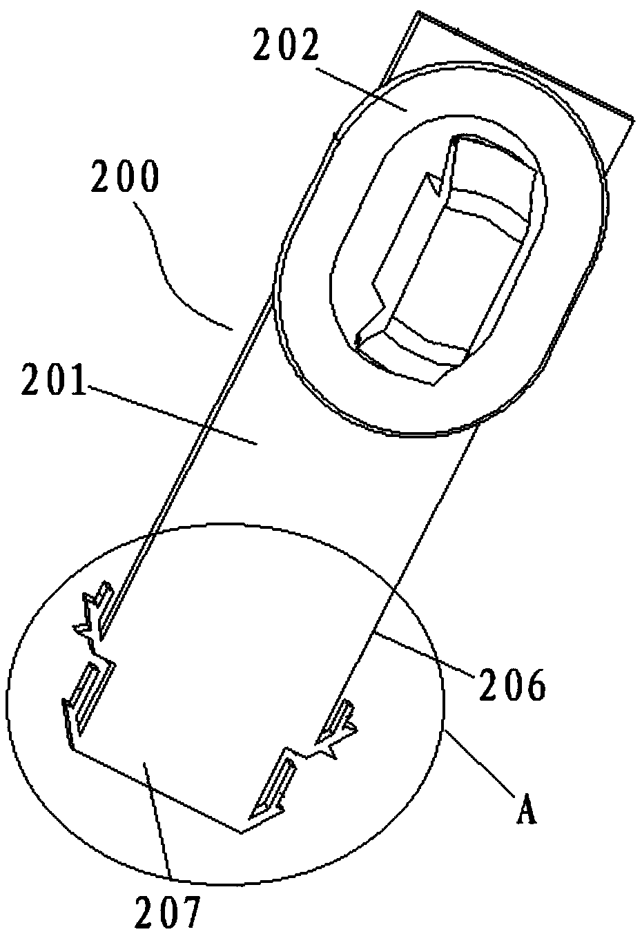 Pipeline route fixing device