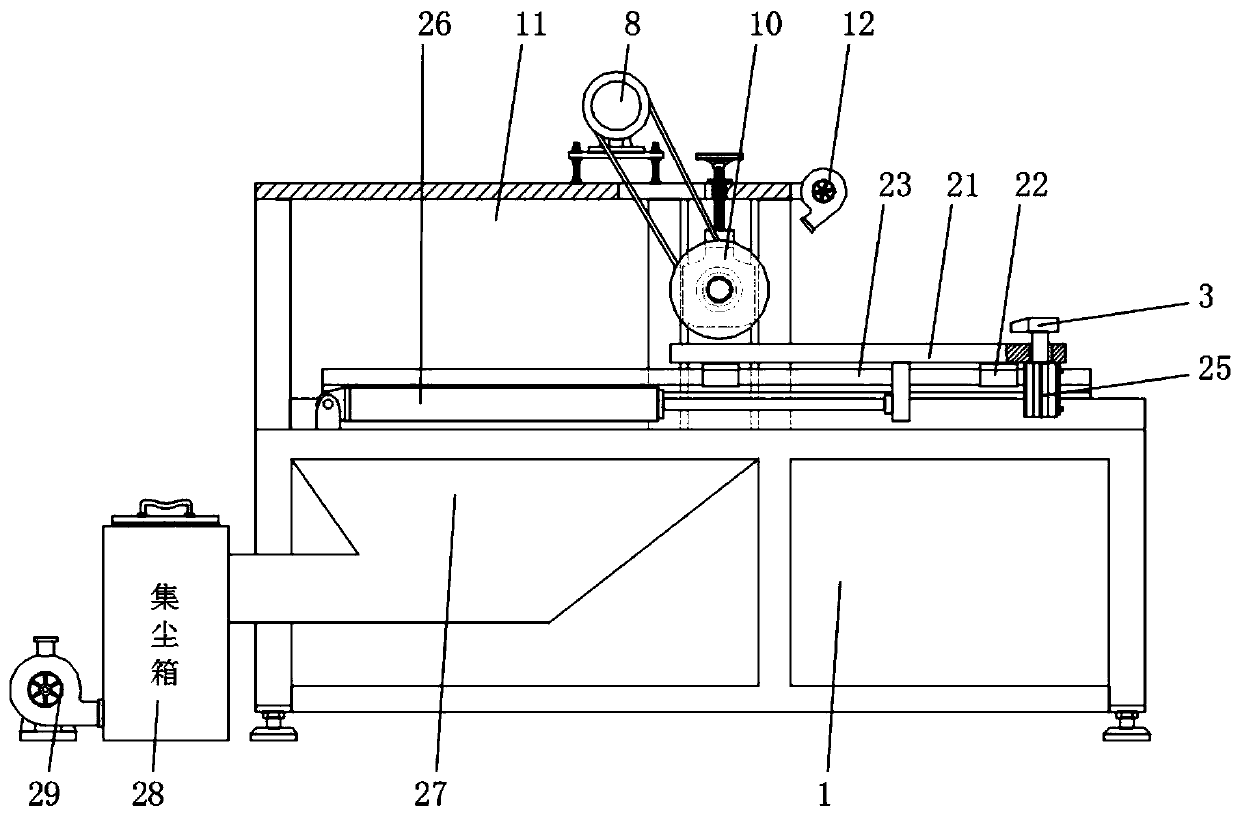 Leather surface treatment equipment