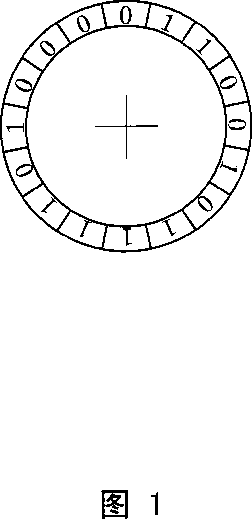 Degenerate pseudo-random rotary sensor