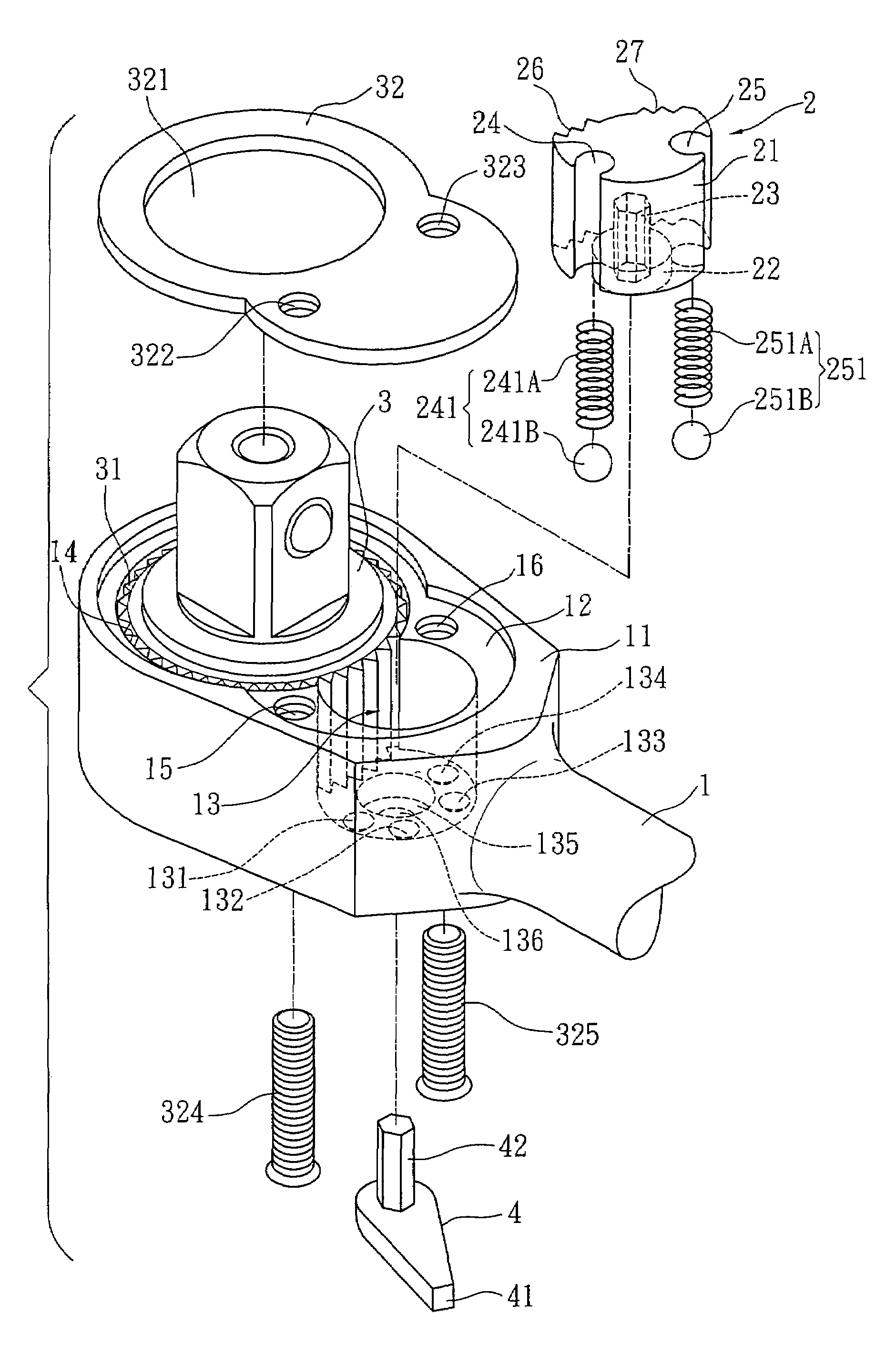 Pawl mechanism of a ratchet wrench