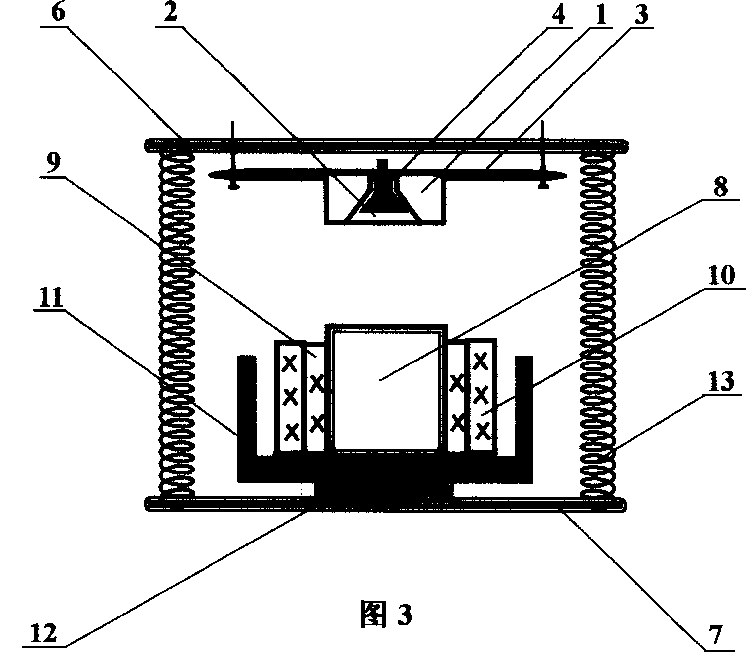 Permanent magnet device for low-voltage electrical apparatus