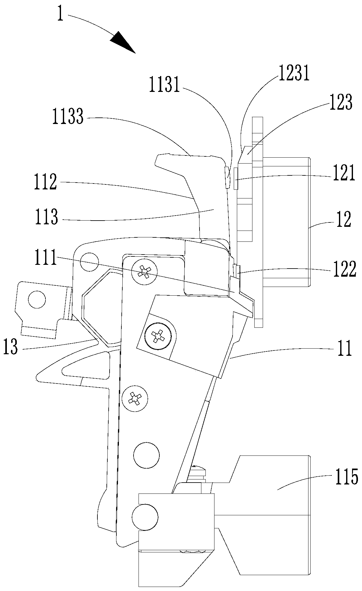 A contact arc extinguishing system, a low-voltage circuit breaker and an arc extinguishing system