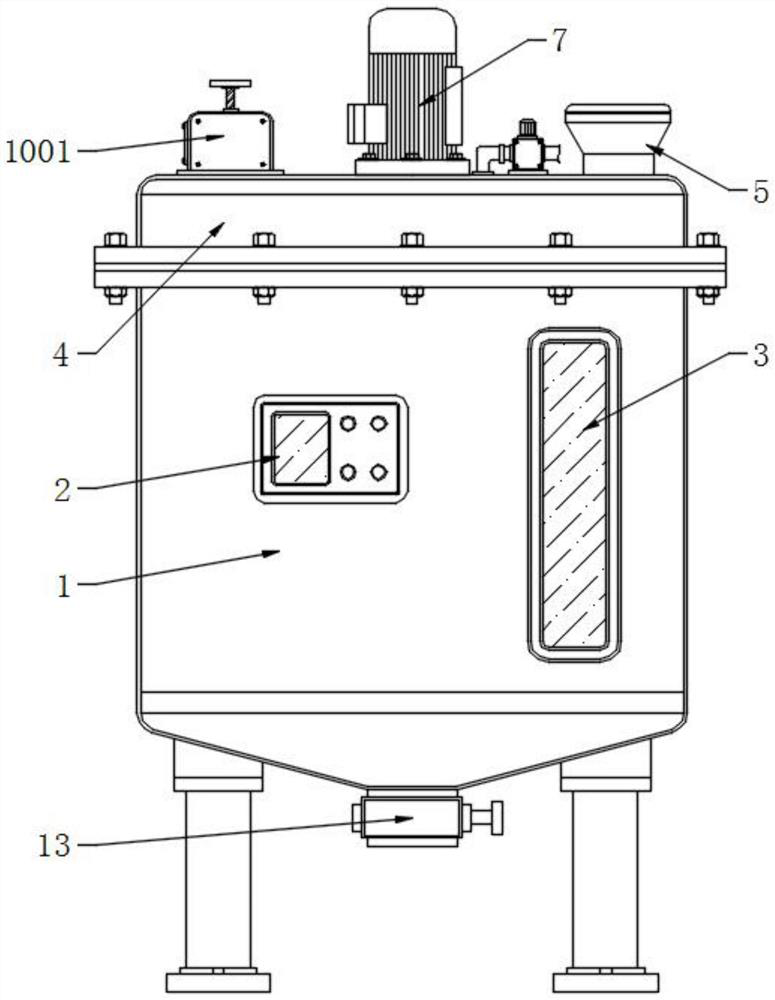 Constant-temperature type biological fermentation equipment capable of relieving pressure and convenient to clean