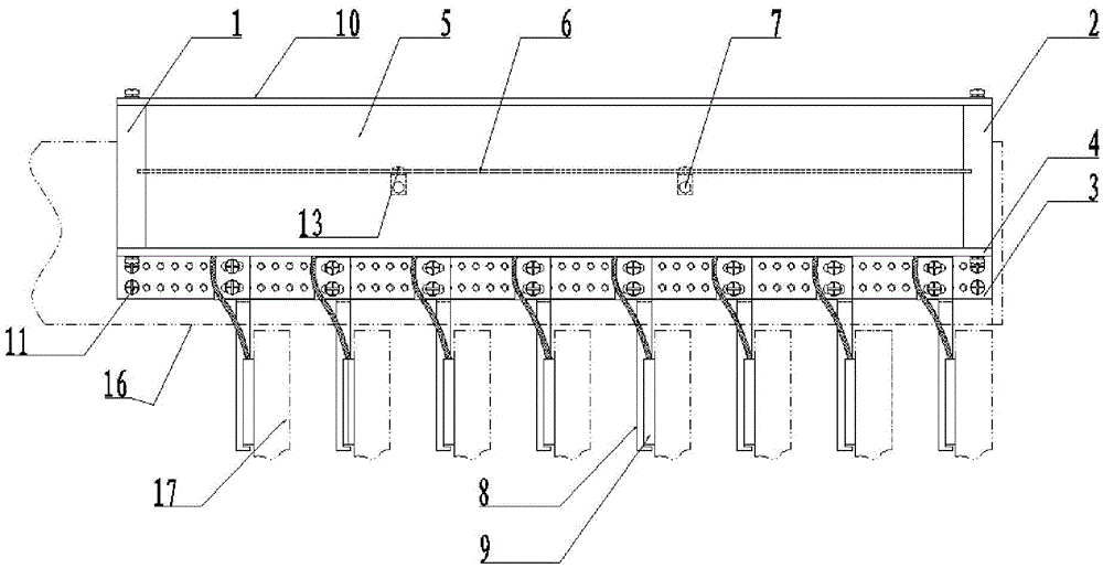 Reactor Fiber Bragg Grating Temperature Measurement Device