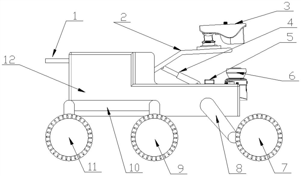 Control method of long-distance water supply pipeline detection robot