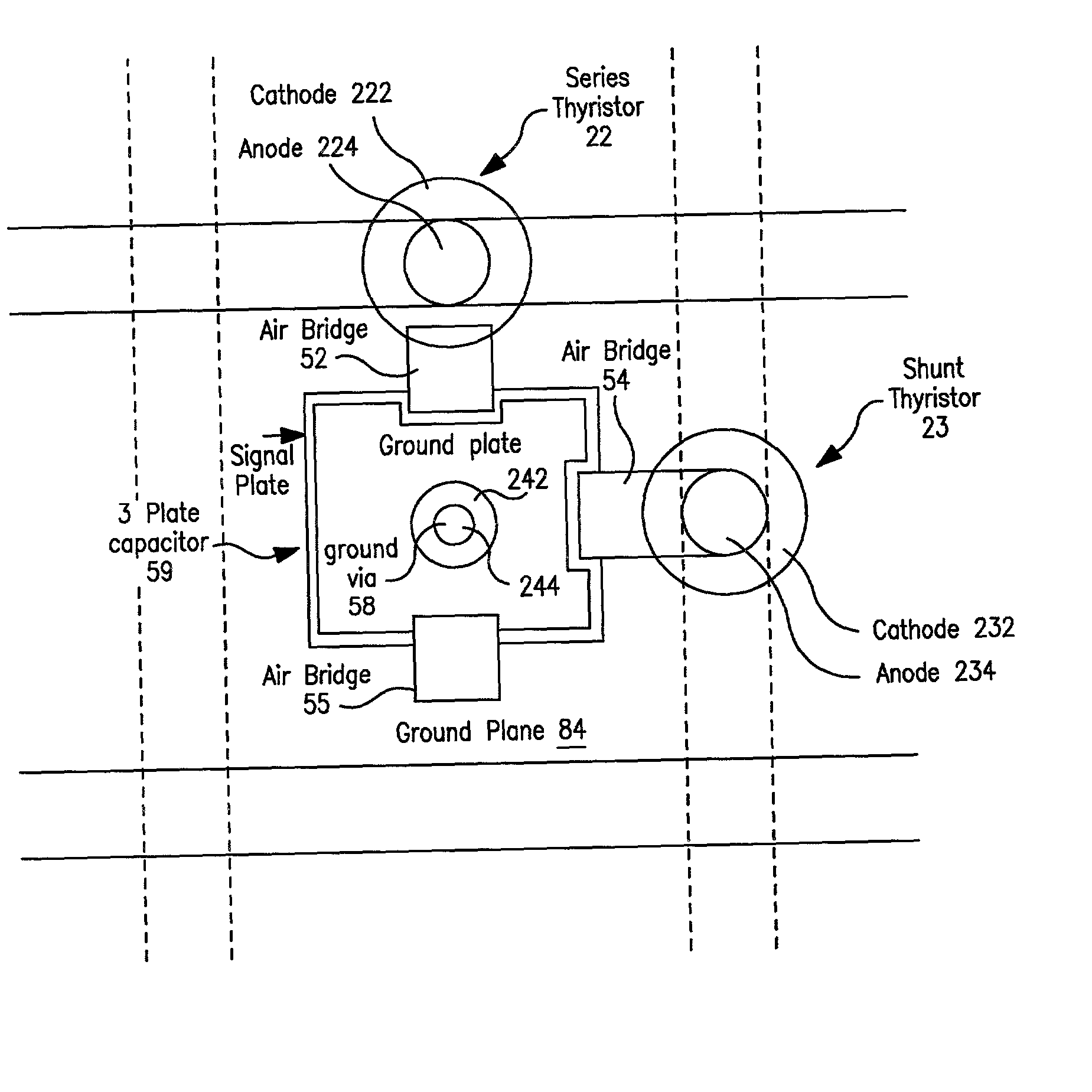 Tamdem crossbar switch with ultra low crosstalk