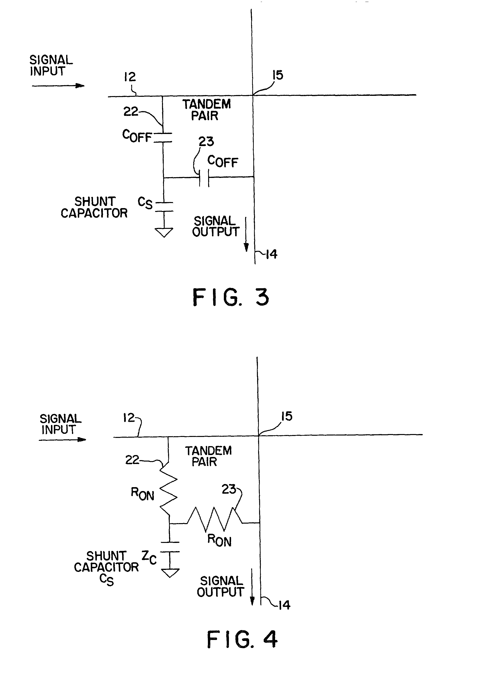 Tamdem crossbar switch with ultra low crosstalk