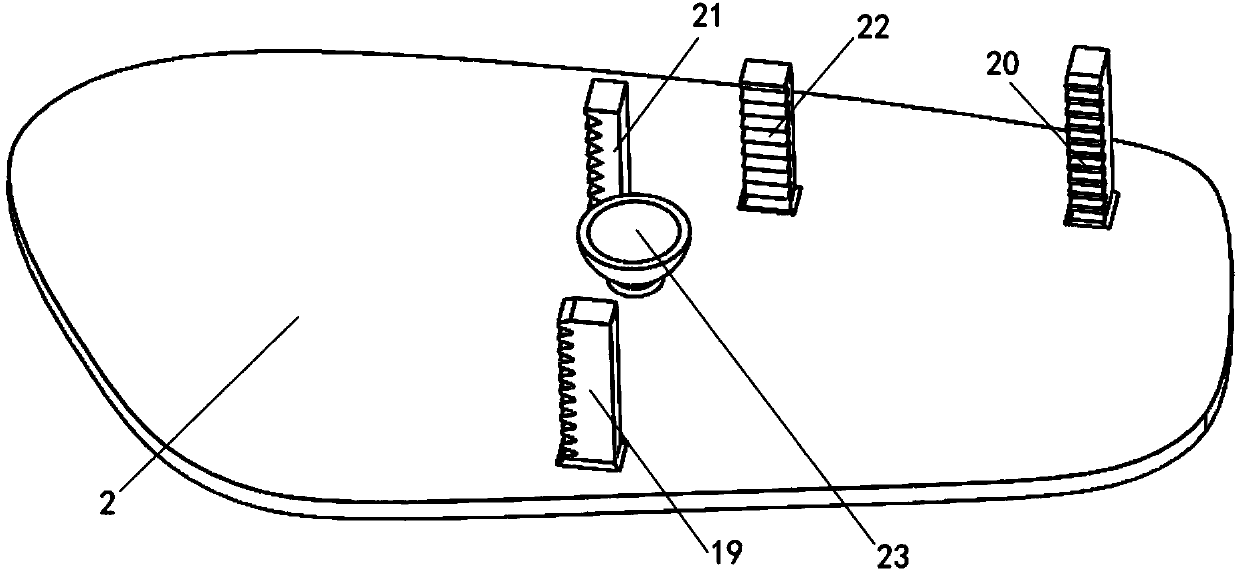 Follow-up external rearview mirror for vehicle