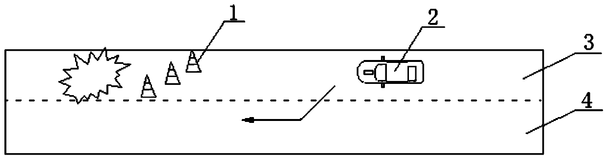 Static obstacle response performance test method and test field for autonomous vehicles