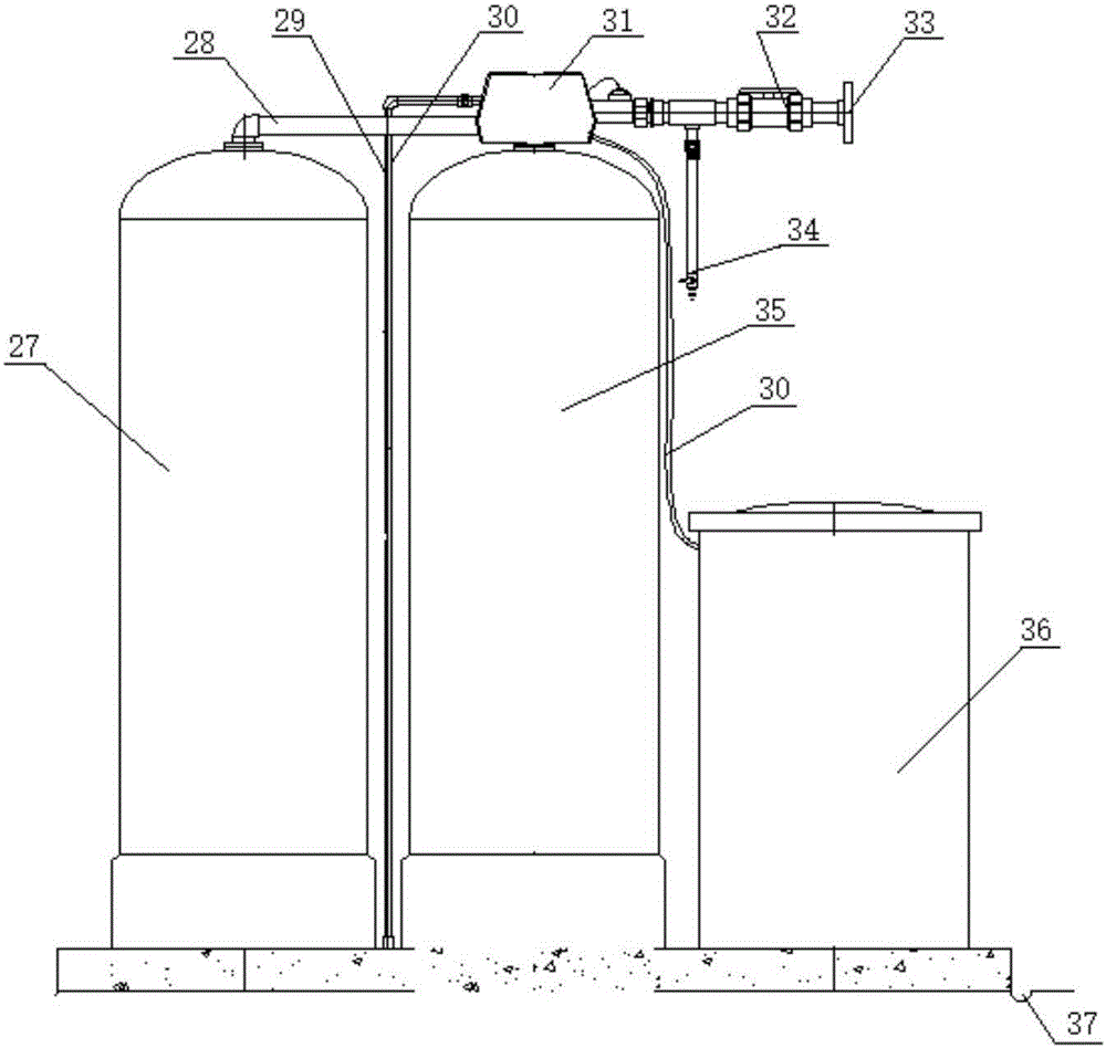 System and method for treating oil and gas field station industrial boiler water and domestic drinking water