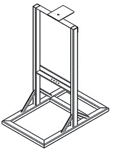 Semi-automatic machine for turning gloves outside in