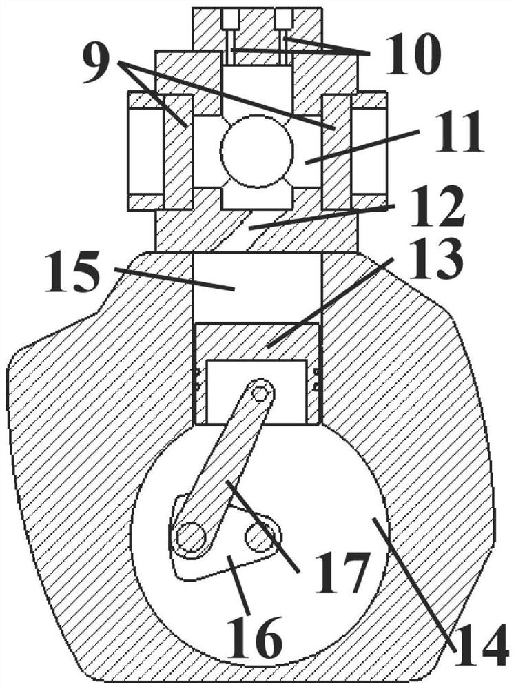 Compression and expansion device and operation method