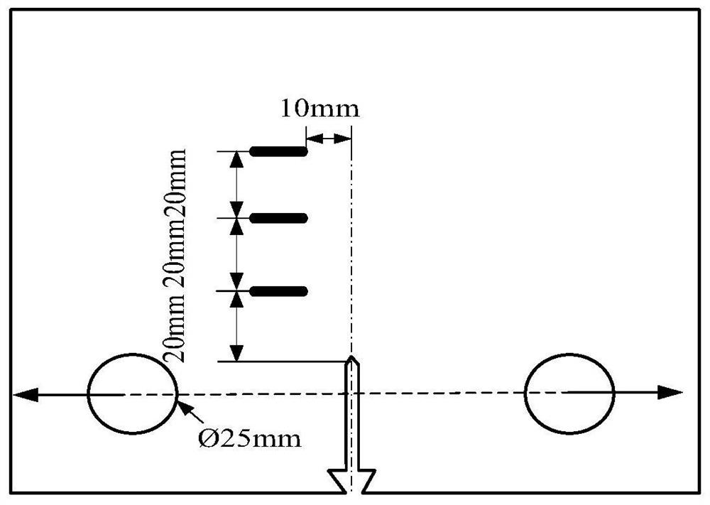 Fatigue crack growth monitoring method for single-side notched aluminum alloy specimens based on FBG sensor