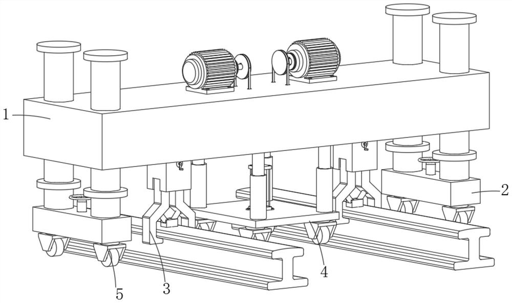 Rail adjuster for rail transit based on permanent magnet motor and use method of rail adjuster